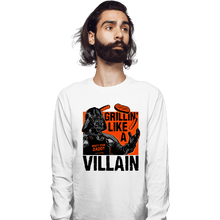 Load image into Gallery viewer, Secret_Shirts Long Sleeve Shirts, Unisex / Small / White Grillin Villain