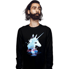 Load image into Gallery viewer, Daily_Deal_Shirts Long Sleeve Shirts, Unisex / Small / Black The Last Unicorn
