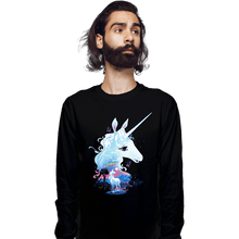 Load image into Gallery viewer, Daily_Deal_Shirts Long Sleeve Shirts, Unisex / Small / Black The Last Unicorn