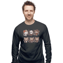 Load image into Gallery viewer, Shirts Long Sleeve Shirts, Unisex / Small / Charcoal Kawaii Killers