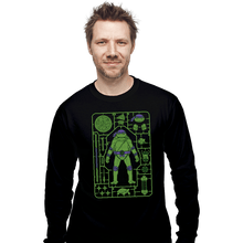 Load image into Gallery viewer, Daily_Deal_Shirts Long Sleeve Shirts, Unisex / Small / Black Donatello Model Sprue