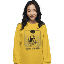 Load image into Gallery viewer, Shirts Long Sleeve Shirts, Unisex / Small / Gold Ride Or Die