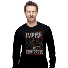 Load image into Gallery viewer, Shirts Long Sleeve Shirts, Unisex / Small / Black Impish Or Admirable