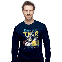 Load image into Gallery viewer, Secret_Shirts Long Sleeve Shirts, Unisex / Small / Navy Connect Thor