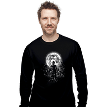 Load image into Gallery viewer, Shirts Long Sleeve Shirts, Unisex / Small / Black Moonlight Claw