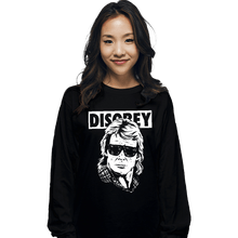 Load image into Gallery viewer, Secret_Shirts Long Sleeve Shirts, Unisex / Small / Black Live To Disobey