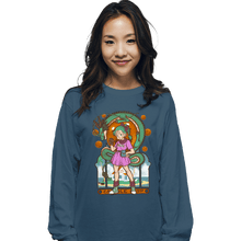 Load image into Gallery viewer, Shirts Long Sleeve Shirts, Unisex / Small / Indigo Blue Capsule Nouveau