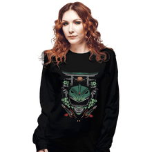 Load image into Gallery viewer, Shirts Long Sleeve Shirts, Unisex / Small / Black Green Ranger
