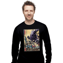 Load image into Gallery viewer, Daily_Deal_Shirts Long Sleeve Shirts, Unisex / Small / Black Aliens In Japan