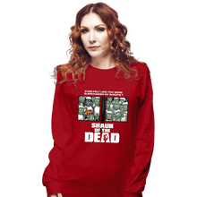 Load image into Gallery viewer, Shirts Long Sleeve Shirts, Unisex / Small / Red Sheep Of The Dead