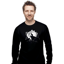 Load image into Gallery viewer, Daily_Deal_Shirts Long Sleeve Shirts, Unisex / Small / Black Moonlight Cave