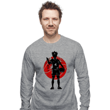 Load image into Gallery viewer, Shirts Long Sleeve Shirts, Unisex / Small / Sports Grey Crimson Yu Nishinoya