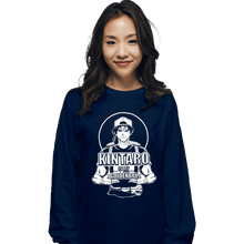 Load image into Gallery viewer, Daily_Deal_Shirts Long Sleeve Shirts, Unisex / Small / Navy Kintaro Is My Goldenboy

