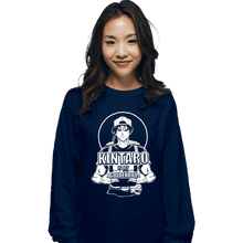 Load image into Gallery viewer, Daily_Deal_Shirts Long Sleeve Shirts, Unisex / Small / Navy Kintaro Is My Goldenboy