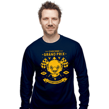 Load image into Gallery viewer, Shirts Long Sleeve Shirts, Unisex / Small / Navy Chocobo Grand Prix