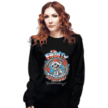Load image into Gallery viewer, Daily_Deal_Shirts Long Sleeve Shirts, Unisex / Small / Black Frosty Christmas Adventures