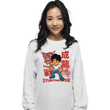 Load image into Gallery viewer, Shirts Long Sleeve Shirts, Unisex / Small / White Stuntmaster