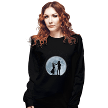 Load image into Gallery viewer, Shirts Long Sleeve Shirts, Unisex / Small / Black Beasts Under The Moon