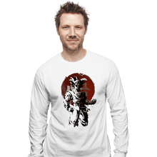 Load image into Gallery viewer, Shirts Long Sleeve Shirts, Unisex / Small / White Saiyan Sun