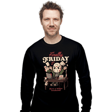 Load image into Gallery viewer, Daily_Deal_Shirts Long Sleeve Shirts, Unisex / Small / Black Finally Friday