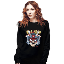 Load image into Gallery viewer, Shirts Long Sleeve Shirts, Unisex / Small / Black Arachno Samurai