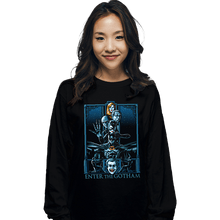 Load image into Gallery viewer, Daily_Deal_Shirts Long Sleeve Shirts, Unisex / Small / Black Enter The Gotham