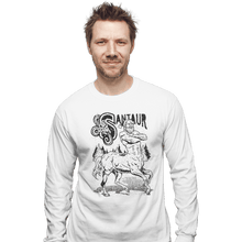 Load image into Gallery viewer, Shirts Long Sleeve Shirts, Unisex / Small / White Santaur