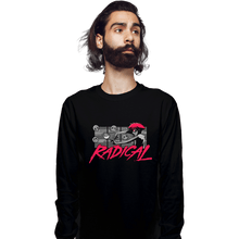 Load image into Gallery viewer, Shirts Long Sleeve Shirts, Unisex / Small / Black Radical Edward