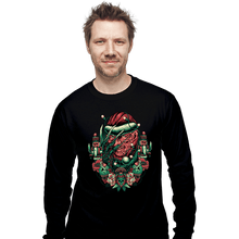 Load image into Gallery viewer, Daily_Deal_Shirts Long Sleeve Shirts, Unisex / Small / Black Holidays At Elm Street