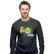 Load image into Gallery viewer, Shirts Long Sleeve Shirts, Unisex / Small / Charcoal Link 182