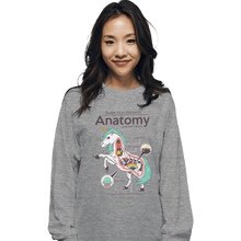 Load image into Gallery viewer, Shirts Long Sleeve Shirts, Unisex / Small / Sports Grey Anatomy Of A Unicorn