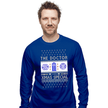 Load image into Gallery viewer, Shirts Long Sleeve Shirts, Unisex / Small / Royal Blue Doctor Ugly Sweater