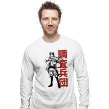 Load image into Gallery viewer, Shirts Long Sleeve Shirts, Unisex / Small / White Titan Shifter