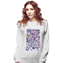 Load image into Gallery viewer, Shirts Long Sleeve Shirts, Unisex / Small / White Unicorn Gundam