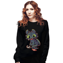 Load image into Gallery viewer, Shirts Long Sleeve Shirts, Unisex / Small / Black Pls Throw