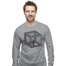 Load image into Gallery viewer, Shirts Long Sleeve Shirts, Unisex / Small / Sports Grey Escher's Jail