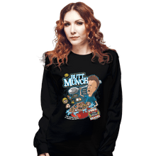 Load image into Gallery viewer, Shirts Long Sleeve Shirts, Unisex / Small / Black Butt Munch