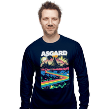 Load image into Gallery viewer, Shirts Long Sleeve Shirts, Unisex / Small / Navy Visit Asgard