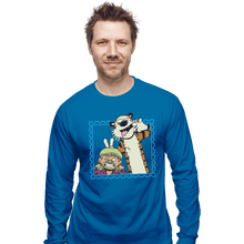 Load image into Gallery viewer, Shirts Long Sleeve Shirts, Unisex / Small / Sapphire Exotic Joe and Tiger