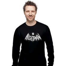 Load image into Gallery viewer, Shirts Long Sleeve Shirts, Unisex / Small / Black Nightman
