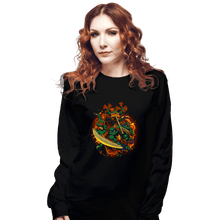 Load image into Gallery viewer, Daily_Deal_Shirts Long Sleeve Shirts, Unisex / Small / Black Cowabunga
