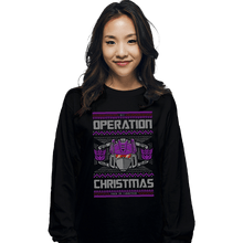 Load image into Gallery viewer, Shirts Long Sleeve Shirts, Unisex / Small / Black Operation Christmas