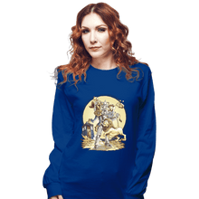 Load image into Gallery viewer, Shirts Long Sleeve Shirts, Unisex / Small / Royal Blue Planet Of Oz