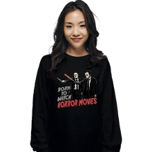 Load image into Gallery viewer, Daily_Deal_Shirts Long Sleeve Shirts, Unisex / Small / Black Born To Watch