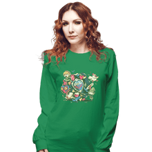 Load image into Gallery viewer, Shirts Long Sleeve Shirts, Unisex / Small / Irish Green Let's Roll Link