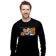 Load image into Gallery viewer, Shirts Long Sleeve Shirts, Unisex / Small / Black Vegeta Continue