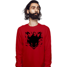 Load image into Gallery viewer, Shirts Long Sleeve Shirts, Unisex / Small / Red Devilman