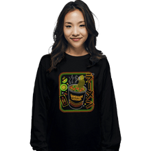 Load image into Gallery viewer, Daily_Deal_Shirts Long Sleeve Shirts, Unisex / Small / Black Instant Neon Lunch