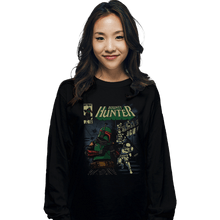 Load image into Gallery viewer, Daily_Deal_Shirts Long Sleeve Shirts, Unisex / Small / Black Bounty Hunter Comic

