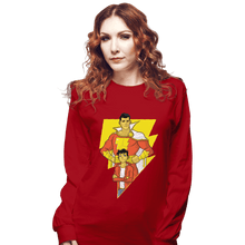 Load image into Gallery viewer, Shirts Long Sleeve Shirts, Unisex / Small / Red The True Captain